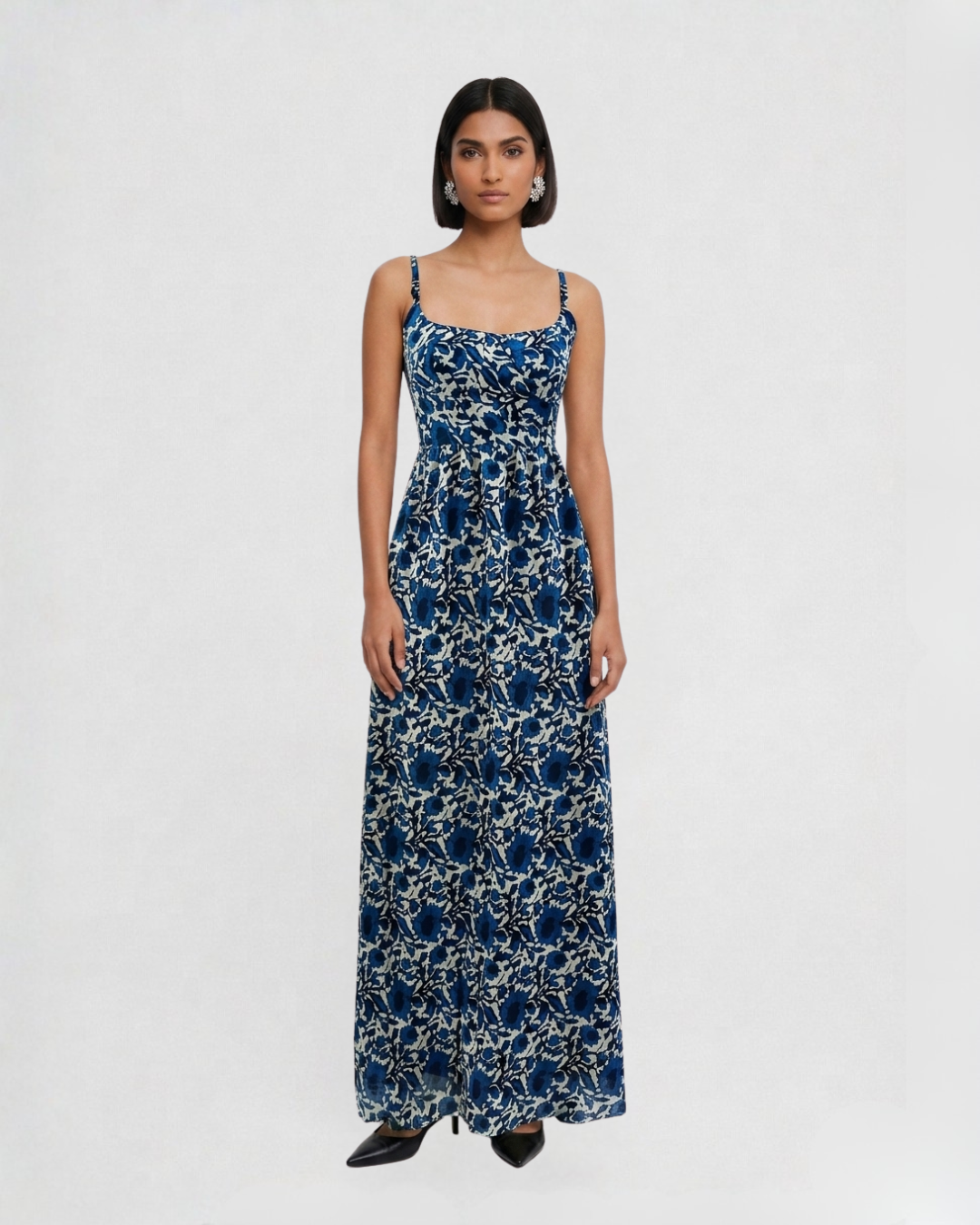 Lea Maxi Dress - French Blue