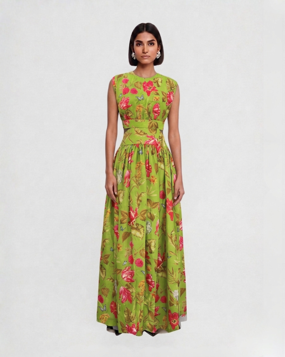 Sora Maxi Dress - Bright Green