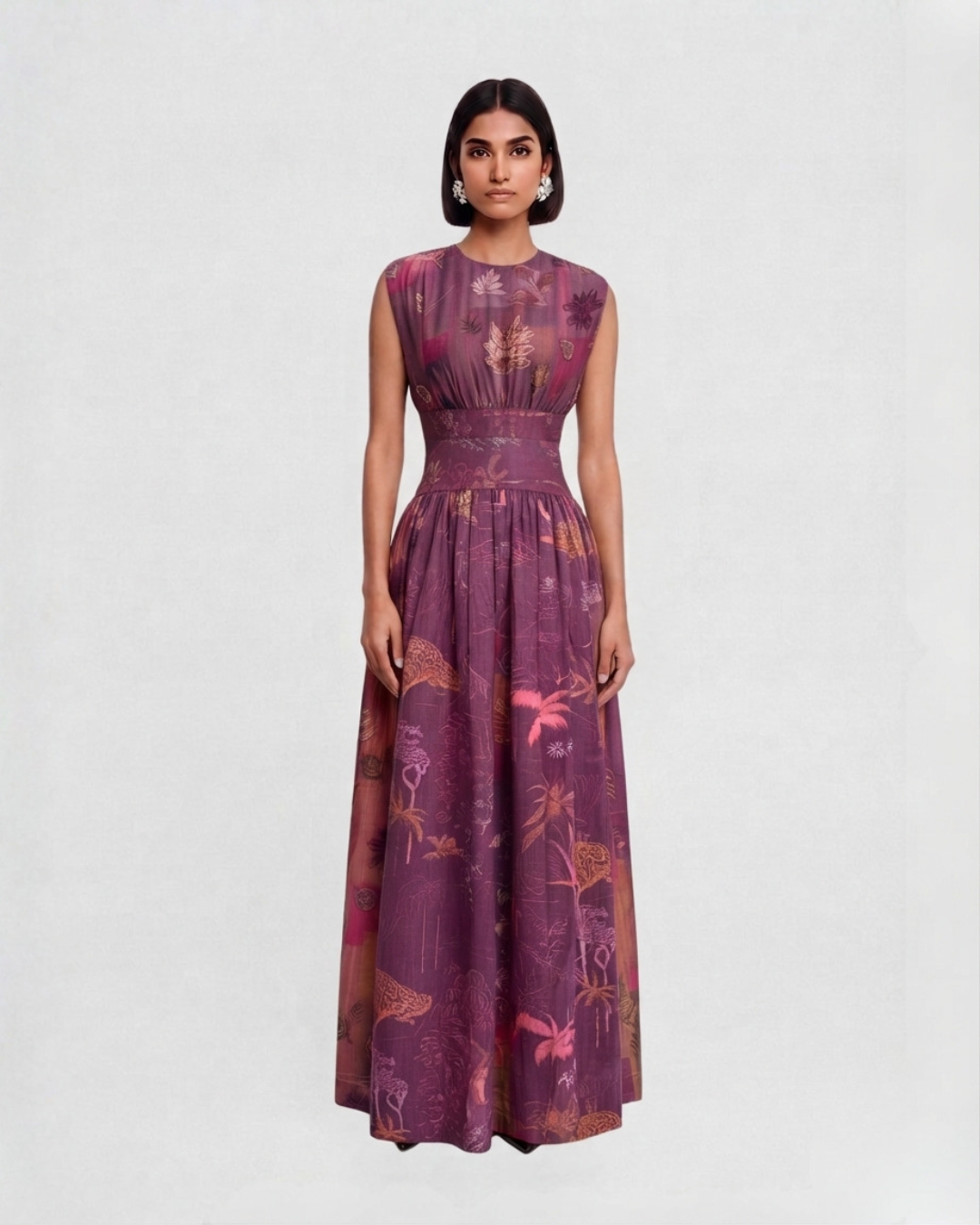 Sora Maxi Dress - Wine
